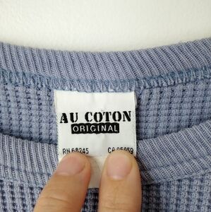Vintage Au Coton waffle shirt